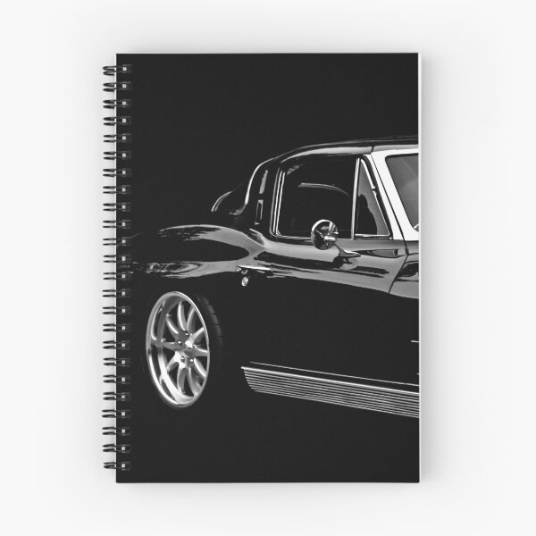 Item preview, 1963 Black Split Window Corvette Sting Ray - on Black designed and sold by boltjesdesign.