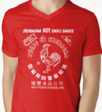 Sriracha T-shirt Men's V-Neck T-Shirt
