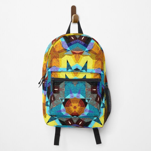 Item preview, POWERFUL LUMINOUS RADIAL COSMIC LABYRINTH PATCHWORK -  SPIRITUAL AWAKENING CUBIC GEOMETRIC ART PATTERN IN DEEP* designed and sold by Ralek.