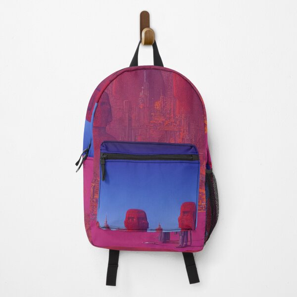Item preview, Magenta Moai Futuristic City designed and sold by Parco-Mizzo.