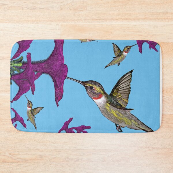 Item preview, Hummingbirds in flight illustration designed and sold by Ally-Bright.