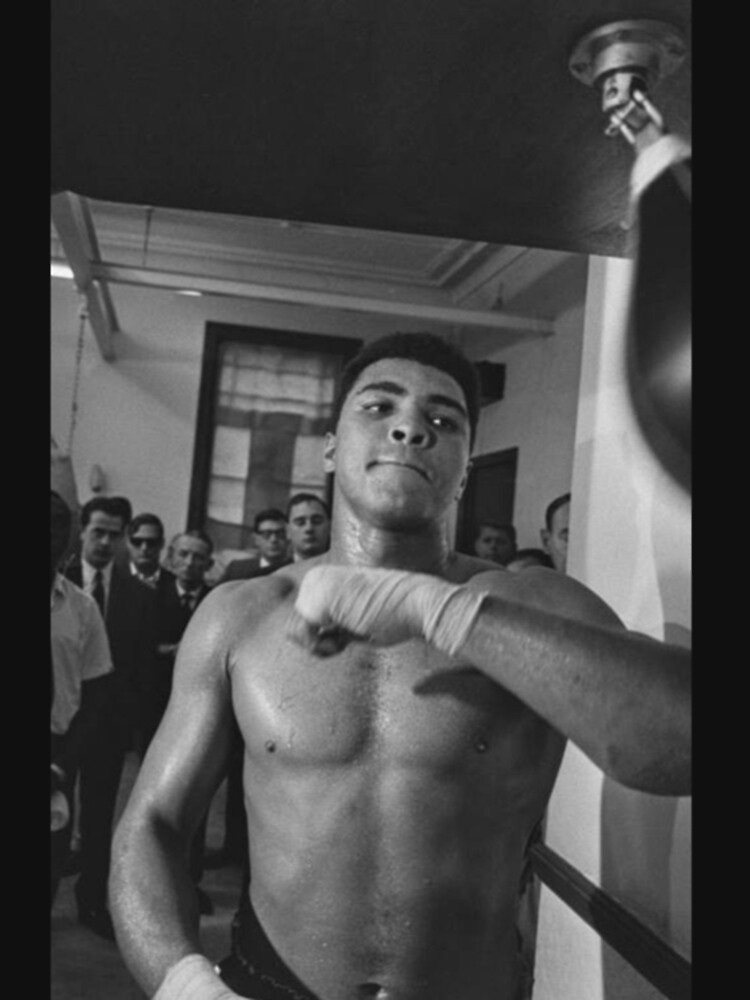 Muhammad Ali Cassius Clay T Shirt Boxing Gym Worko' Beanie