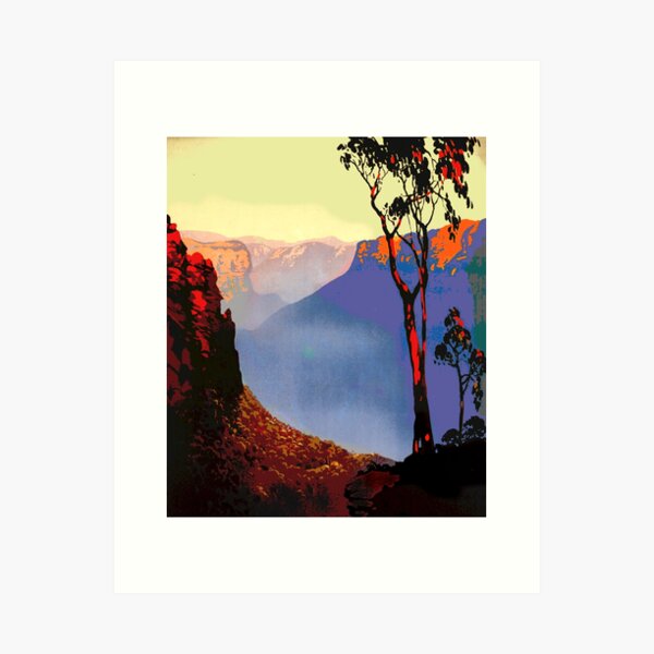Item preview, Landscape XV Australia Blue Mountains designed and sold by philbotic.