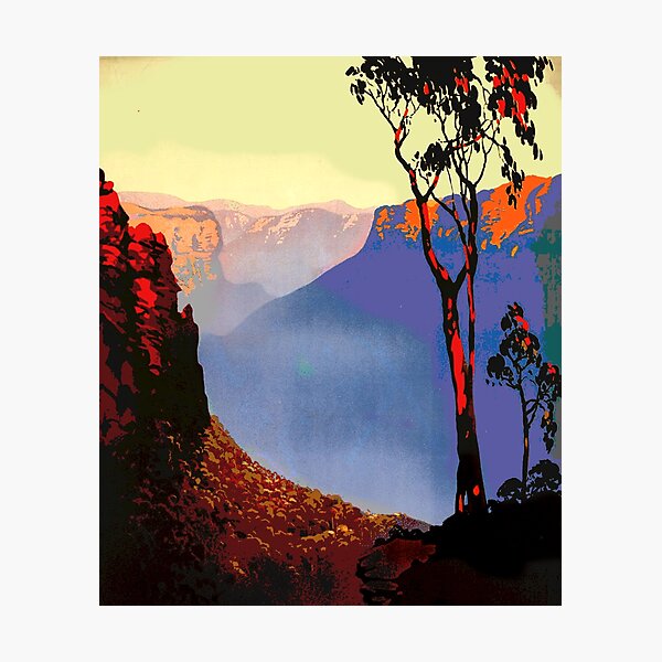 Item preview, Landscape XV Australia Blue Mountains designed and sold by philbotic.