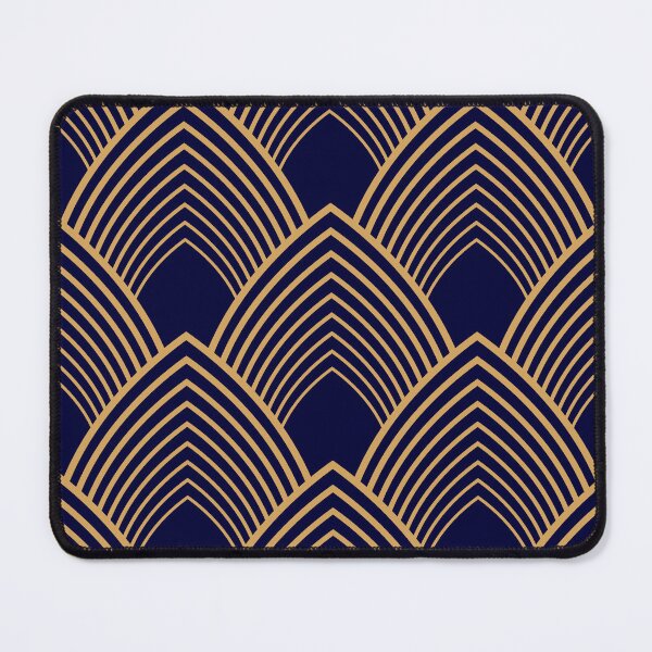 Item preview, Gold and Blue Art Deco Pattern  designed and sold by KarinaI.