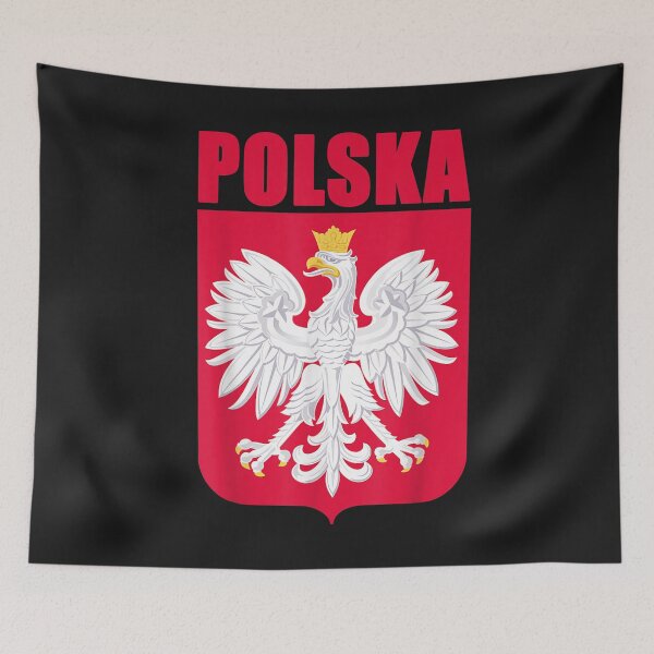 Item preview, Polska Poland Eagle Polish Soccer Team Flag Jersey Fans T-Shirt designed and sold by Klaus-Gilbert.