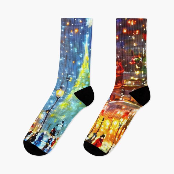 Item preview, New York city Christmas Decorations Impressionism Painting 1 designed and sold by worldtableau.