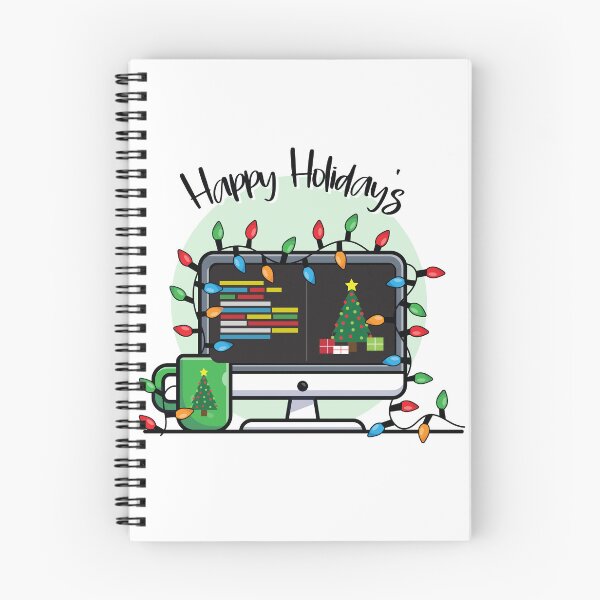 Item preview, Happy Holiday's coding setup designed and sold by Code Monkeys.