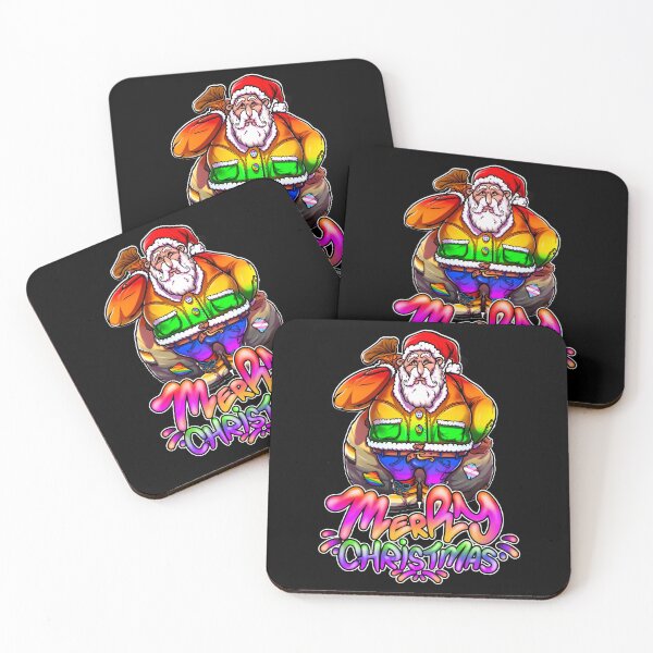 Item preview, Merry Christmas Pride Santa designed and sold by Graffitidesign.
