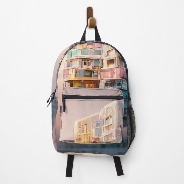 Item preview, Pastel building, abstract architecture designed and sold by alxndraai.