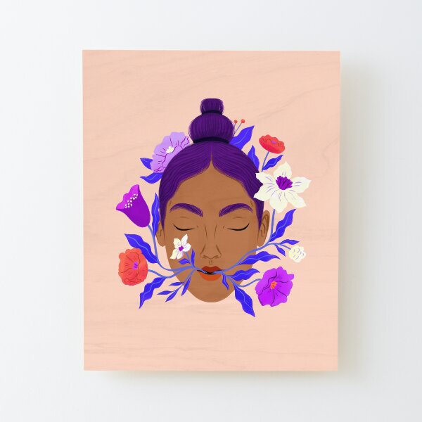 Own your energy Wood Mounted Print