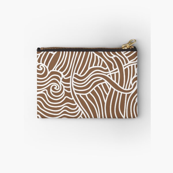 Item preview, 60s style Swirl brown retro pattern designed and sold by ReneMagritteArt.