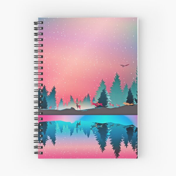 Item preview, Retro Vintage Cute mountain misty landscape. Orange and red watercolor flat design. Iphone or Samsung phone Case & Cover designed and sold by RoManSmArt.
