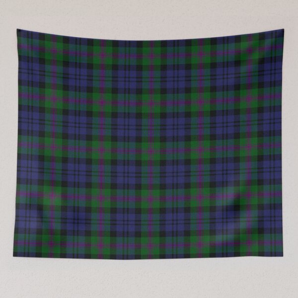 Item preview, Scottish Orkney Tartan in Green+Purple designed and sold by PixDezines.