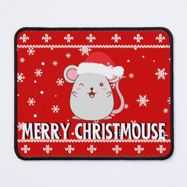 Item preview, Merry Christmouse - funny mouse lover Christmas design designed and sold by Tanuja  Sharma.