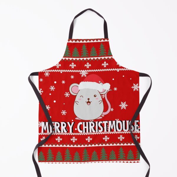 Item preview, Merry Christmouse - funny mouse lover Christmas design designed and sold by Tanuja Sharma.
