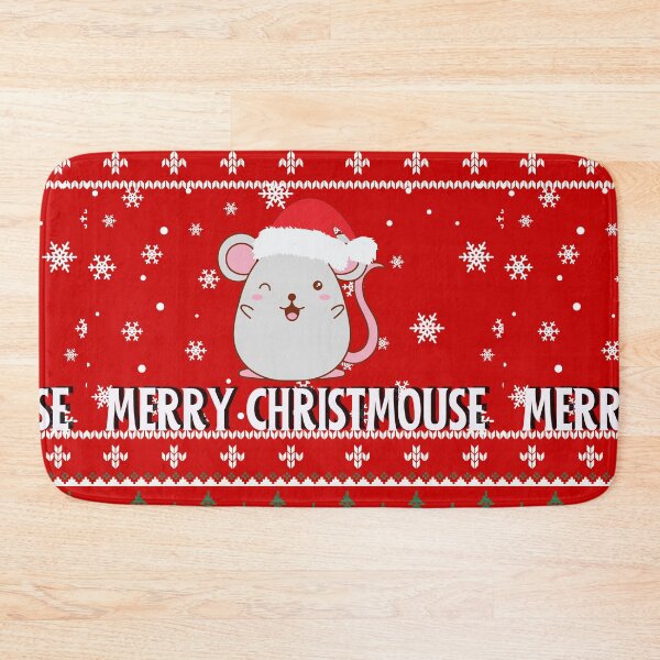 Item preview, Merry Christmouse - funny mouse lover Christmas design designed and sold by Tanuja  Sharma.