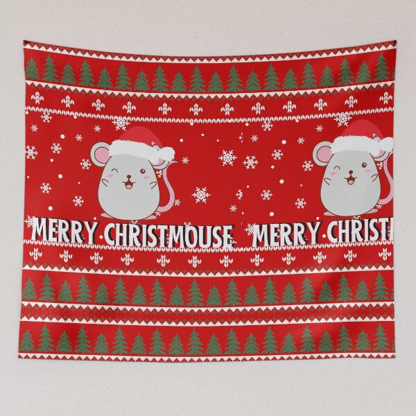 Item preview, Merry Christmouse - funny mouse lover Christmas design designed and sold by Tanuja  Sharma.