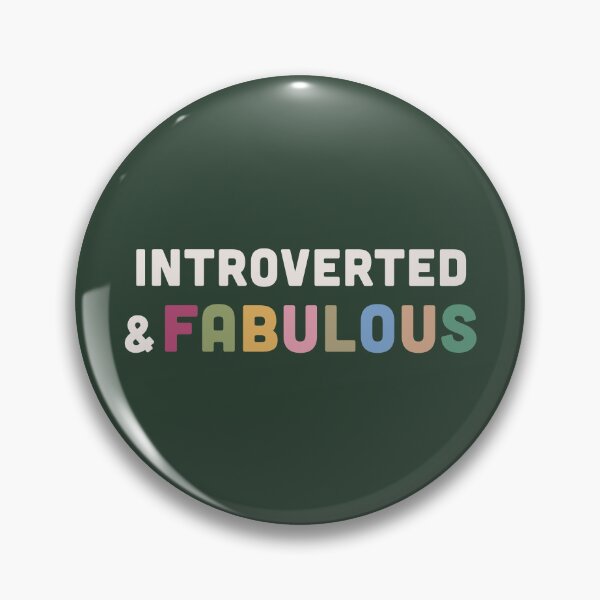 Item preview, Introverted & Fabulous!  designed and sold by BlockDashArt.
