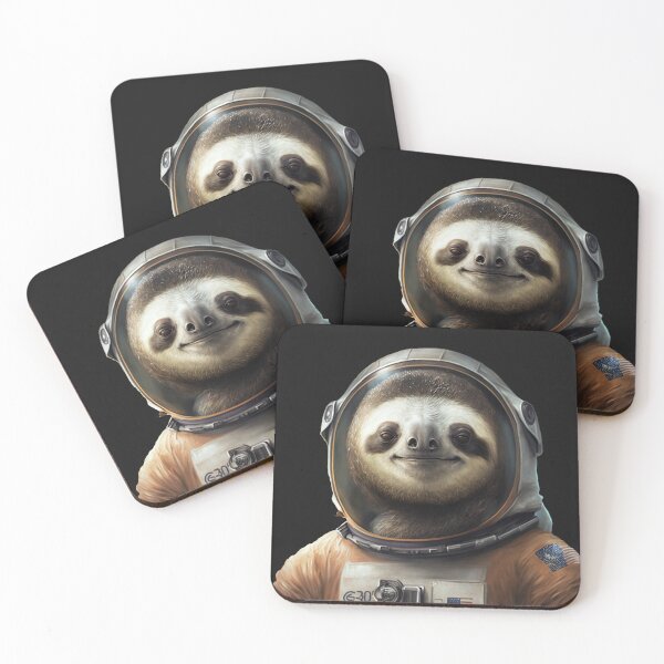 Item preview, Cute sloth as an astronaut designed and sold by G-M-Designs.