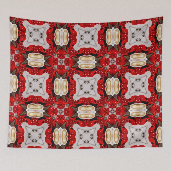 Item preview, Red Christmas Cozy Coffee Cappuccino Milk Foam Pattern No8 designed and sold by Atomura.