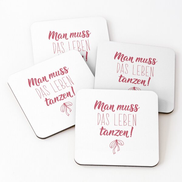 Item preview, Man muss das Leben tanzen. German text: You have to dance life.  designed and sold by pidzam4e.