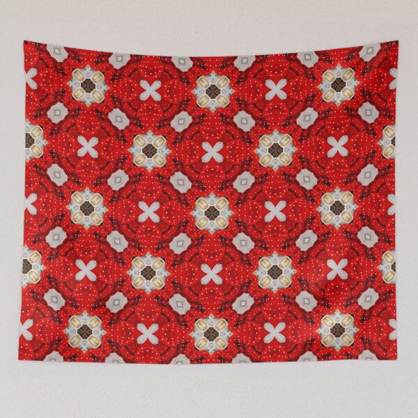 Item preview, Red Christmas Cozy Coffee Cappuccino Milk Foam Pattern No10 designed and sold by Atomura.