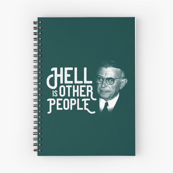 Item preview, Jean-Paul Sartre - Hell Is Other People designed and sold by YellowBristlesz.