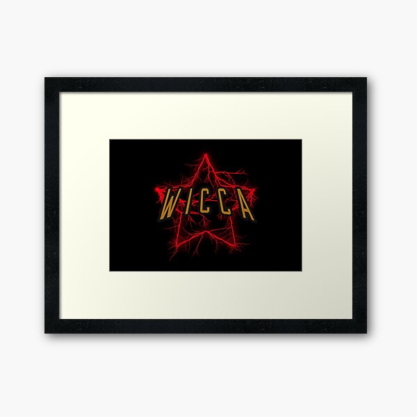 Item preview, Red Pentagram Thunder Wicca designed and sold by darknessjeff86.