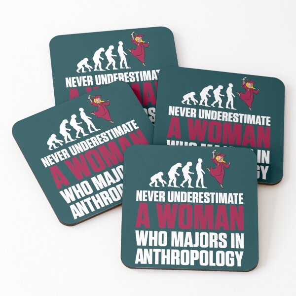 Item preview, Never Underestimate a Woman who majors in Anthropology designed and sold by YellowBristlesz.