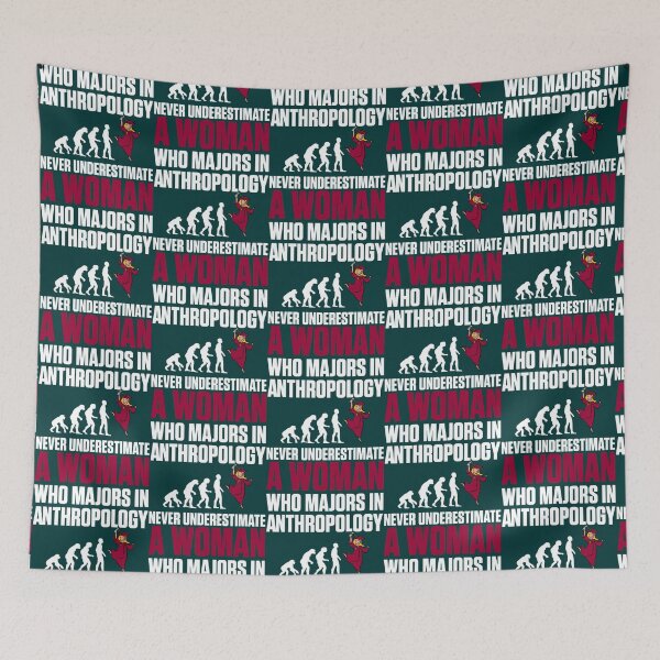 Item preview, Never Underestimate a Woman who majors in Anthropology designed and sold by YellowBristlesz.