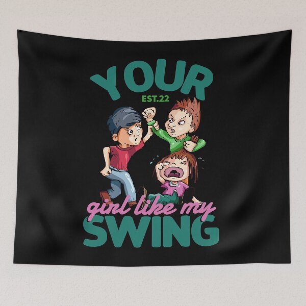 Item preview, YOUR GIRL LIKE MY SWING designed and sold by GAADesignz.