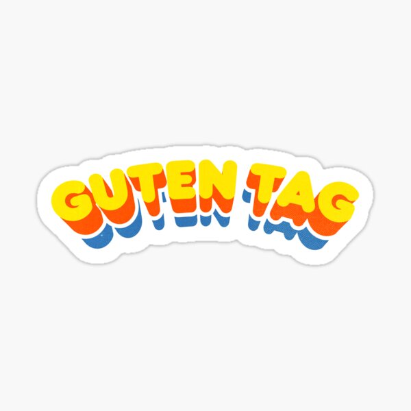 Sticker: Guten Tag