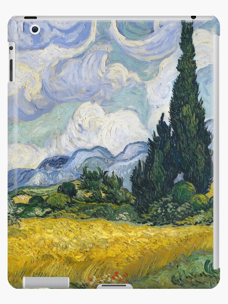 Van Gogh Wheat Field With Cypresses 18 Ipad Case Skin By Classicalweasel Redbubble
