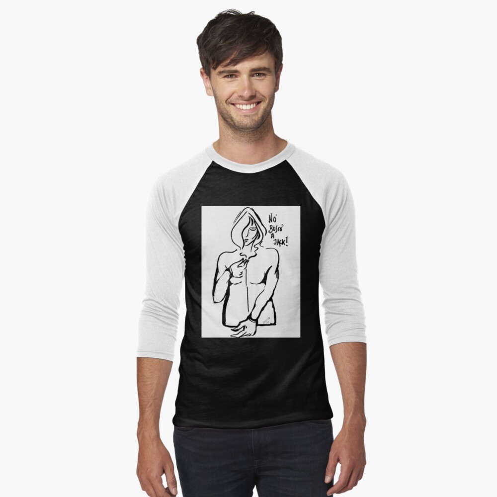 Vista previa del artículo con la obra «Camiseta ¾ estilo béisbol», diseñado y vendido por lutxana.