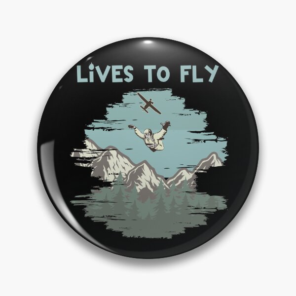 Item preview, Lives to fly, skydiving designed and sold by HarriPaloma.