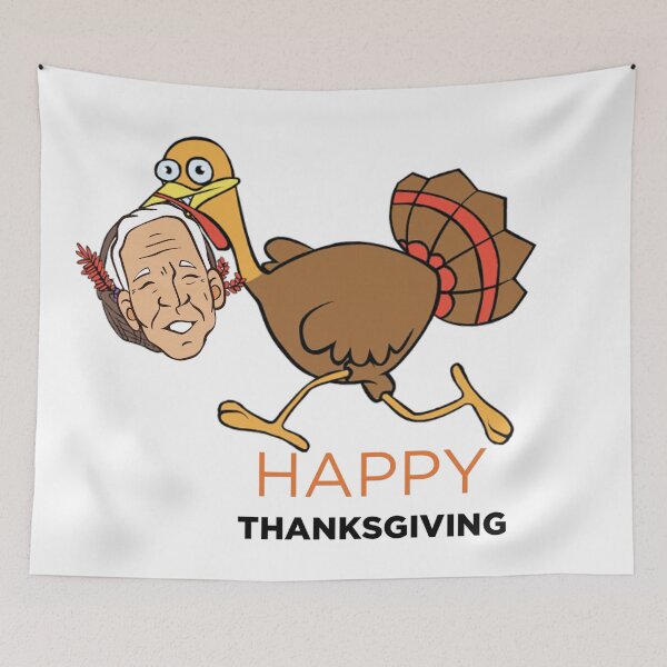 Item preview, BIDEN RIDING TURKEY THANKSGIVING DAY designed and sold by Enhance Imagination.