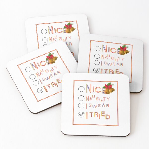 Item preview,  Nice Naughty I swear I tried designed and sold by MJ DESIGN.