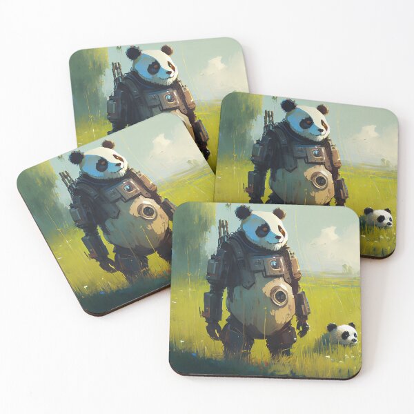 Item preview, Post apocalyptic panda portrait designed and sold by Elite's Workshop.