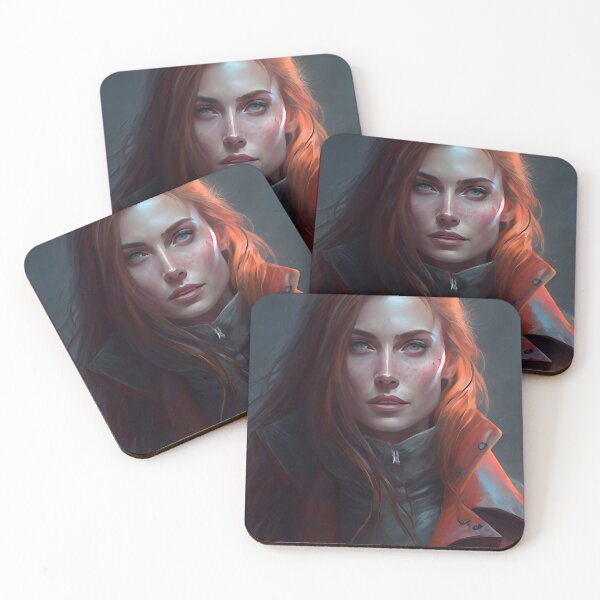 Item preview, Beautiful redhaired woman designed and sold by ChargedShapes.