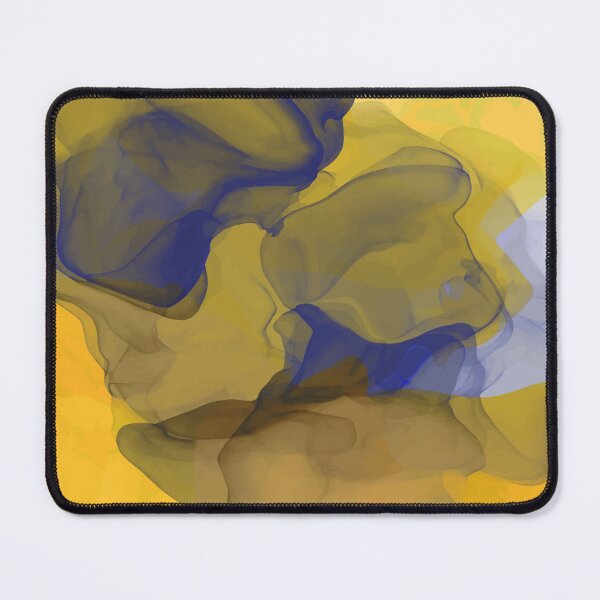 Item preview, Yellow Blue Abstract designed and sold by miyu11.