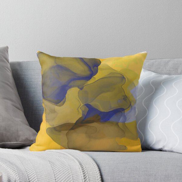Item preview, Yellow Blue Abstract designed and sold by miyu11.