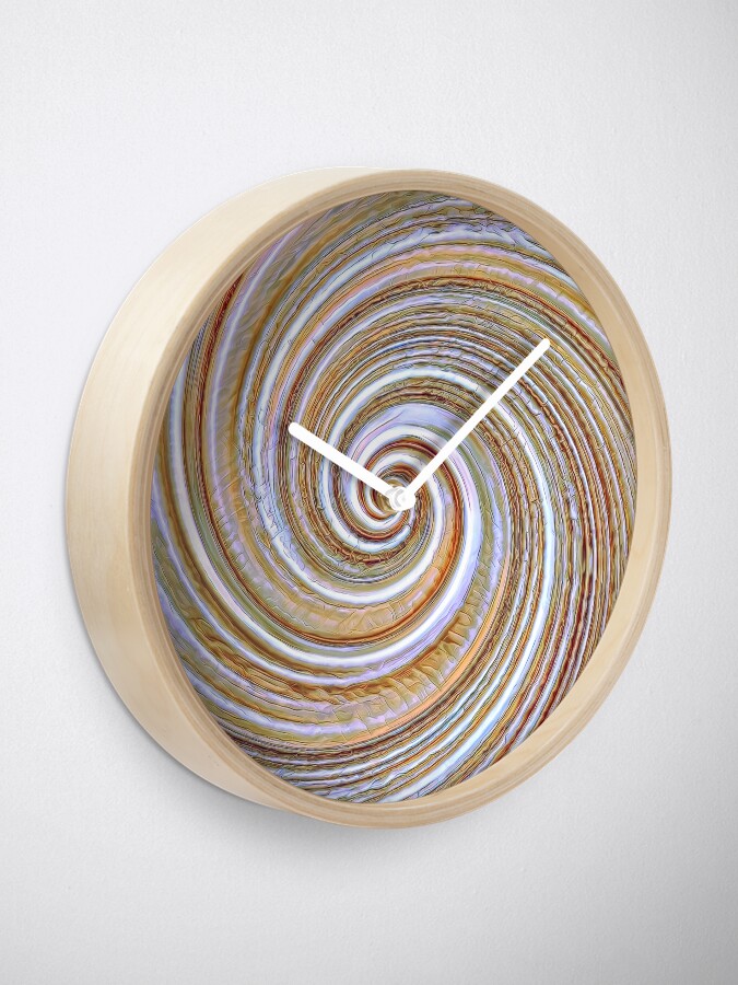 Alternate view of A close up of a cake on Fibonacci table Clock