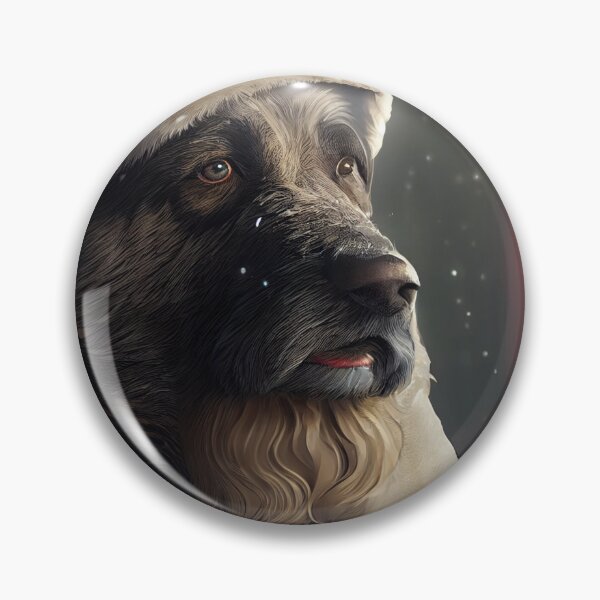 Item preview, Santa Claus German Sheppard designed and sold by ChargedShapes.