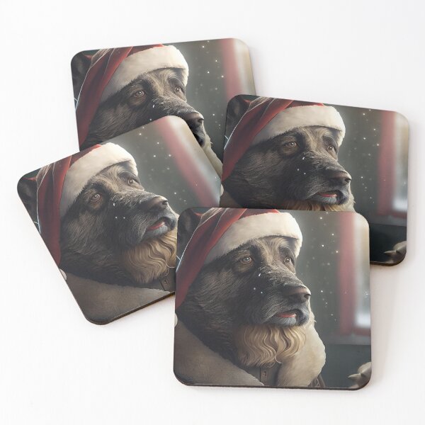 Item preview, Santa Claus German Sheppard designed and sold by ChargedShapes.