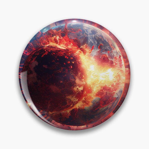 Item preview, The moon colliding with Earth designed and sold by ChargedShapes.