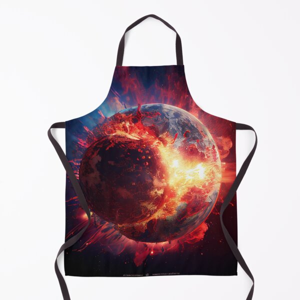 Item preview, The moon colliding with Earth designed and sold by ChargedShapes.