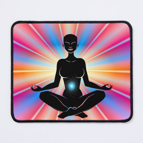 Item preview, Self Awakening Spiritual Awakening Enlightenment Art,blue aura,spiritual meditation,soul awakening, designed and sold by Tamas Das.