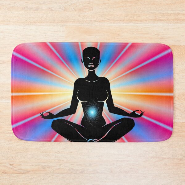 Item preview, Self Awakening Spiritual Awakening Enlightenment Art,blue aura,spiritual meditation,soul awakening, designed and sold by Tamas Das.