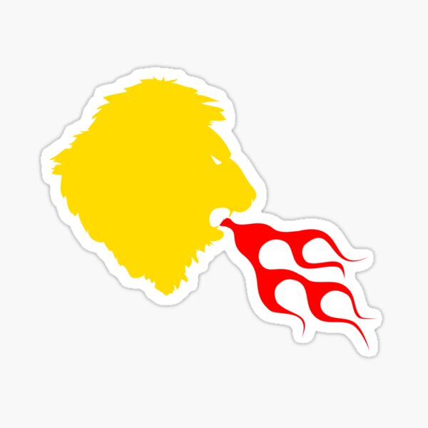 Golden Lion Sticker